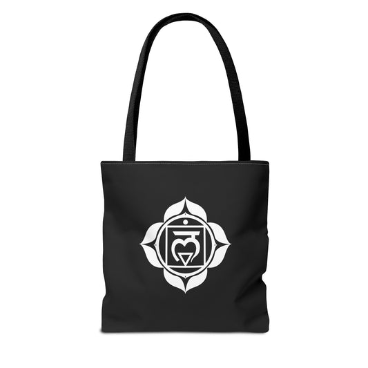 Root & Crown Chakras Heartware Symbols Tote Bag