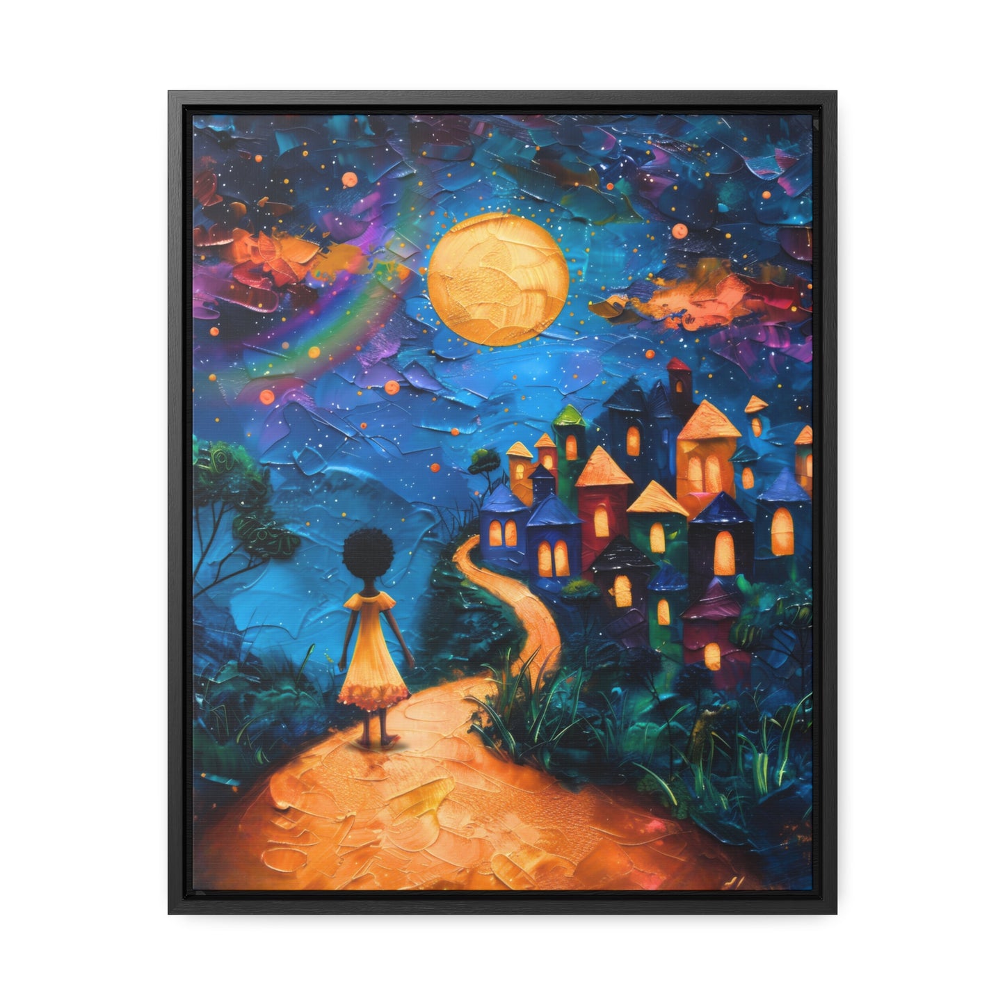 Path to Abundance I - Framed Canvas Wall Art