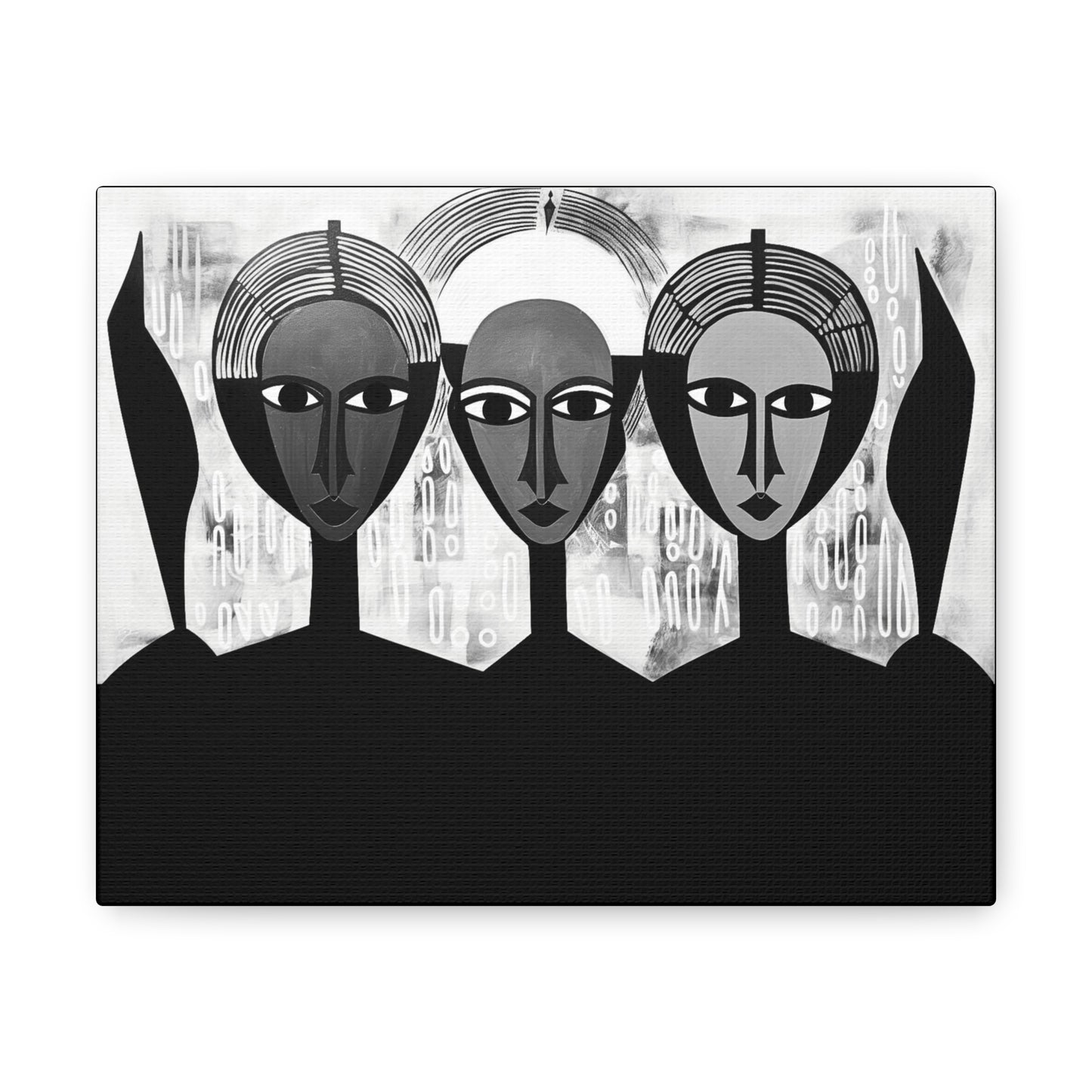 Guardian Angels - Canvas b&w Wall Art