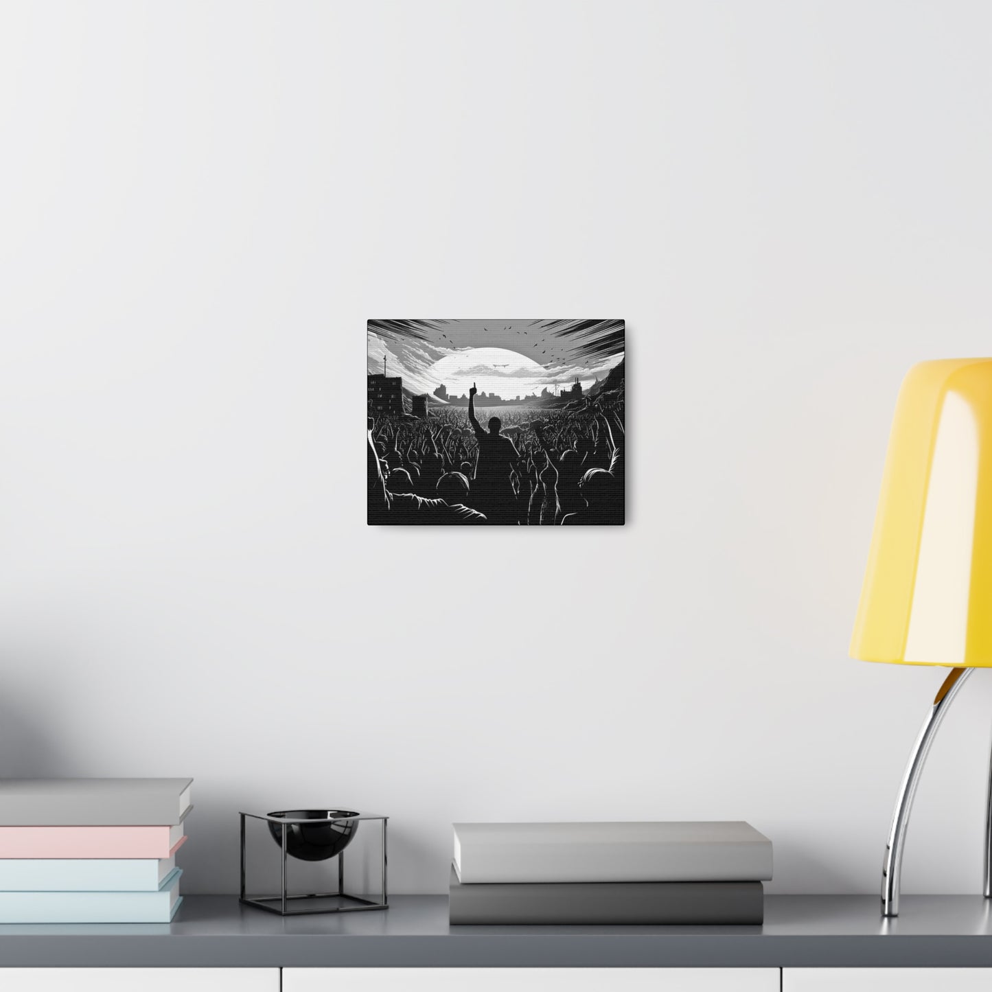 One! - Canvas b&w Wall Art