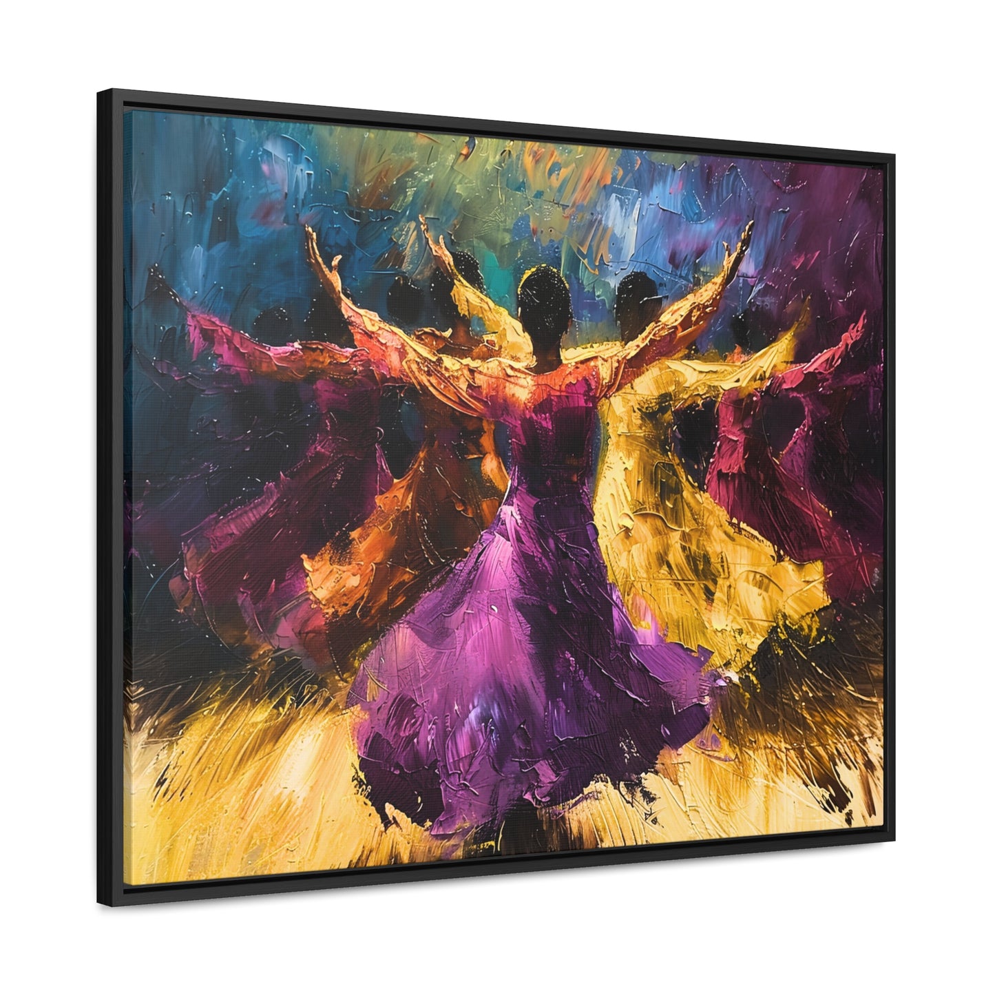 Hearts Wide and Lifted - Framed Canvas Wall Art