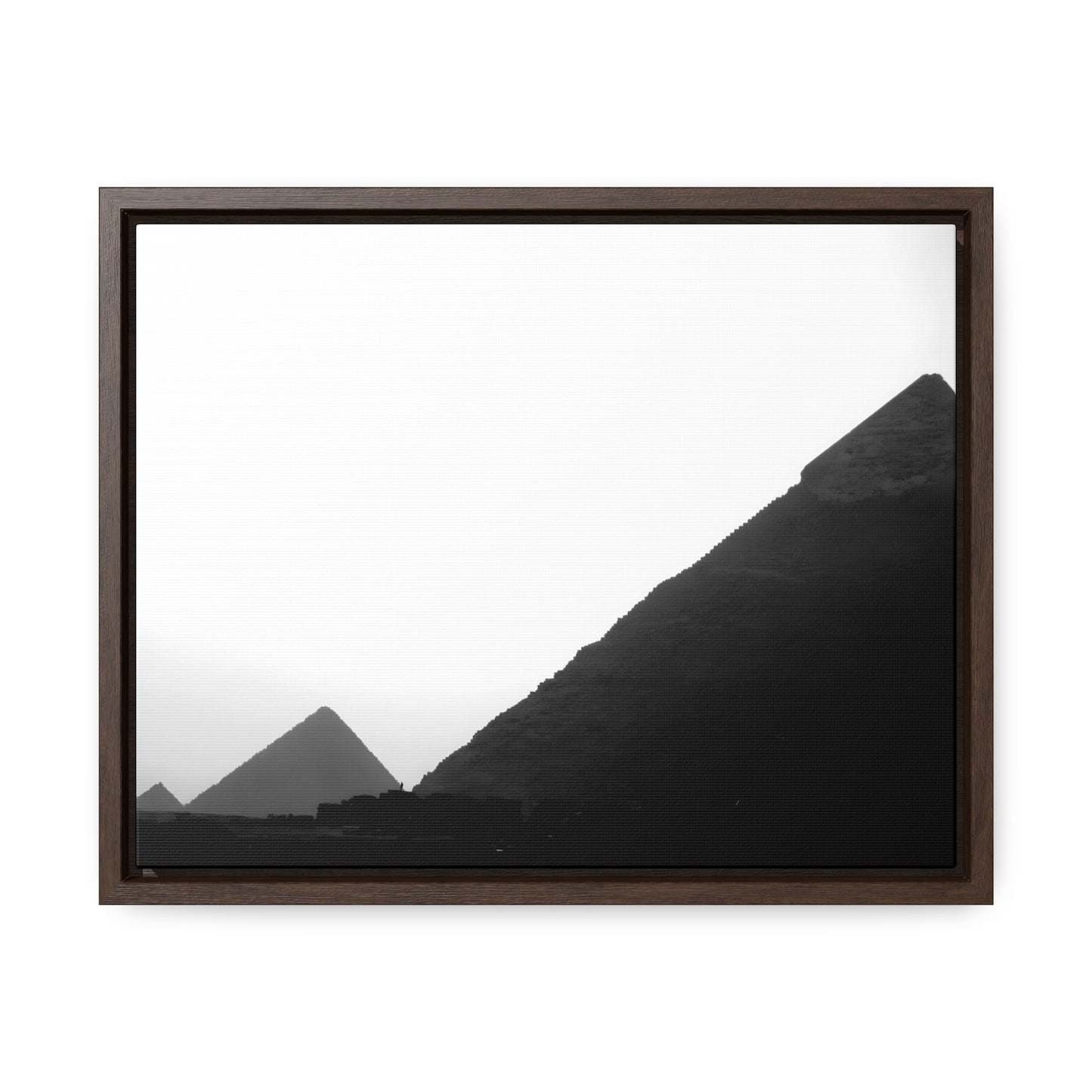 Timeless Echoes - Framed Canvas Photography b&w