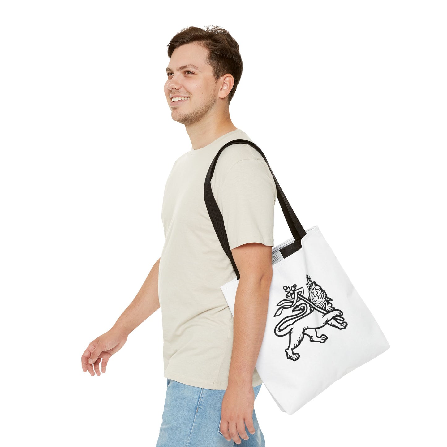 Shield & Lion of Judah Heartware Symbols Tote Bag