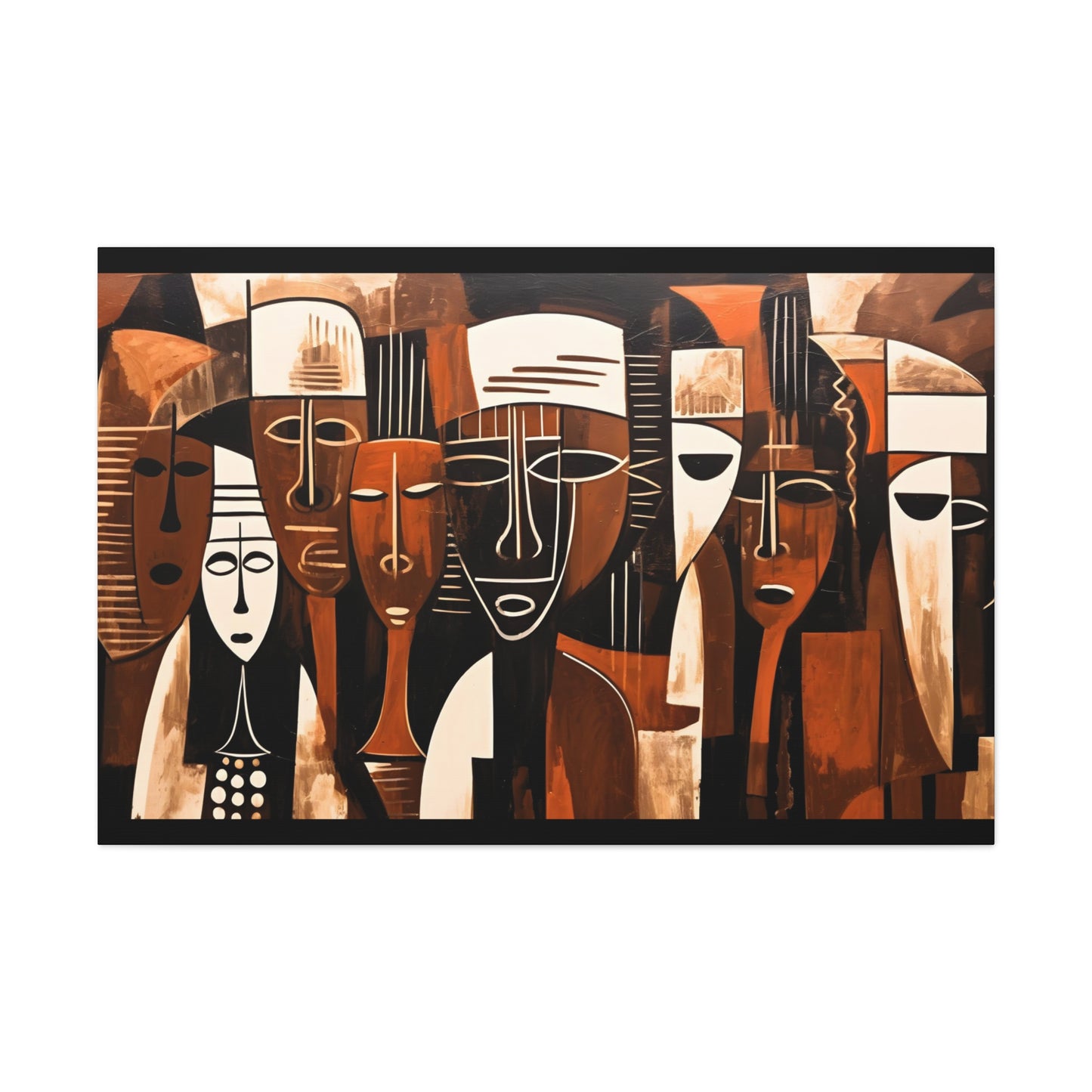 Ancestral Legacy on Ethnic Guise - Canvas Wall Art
