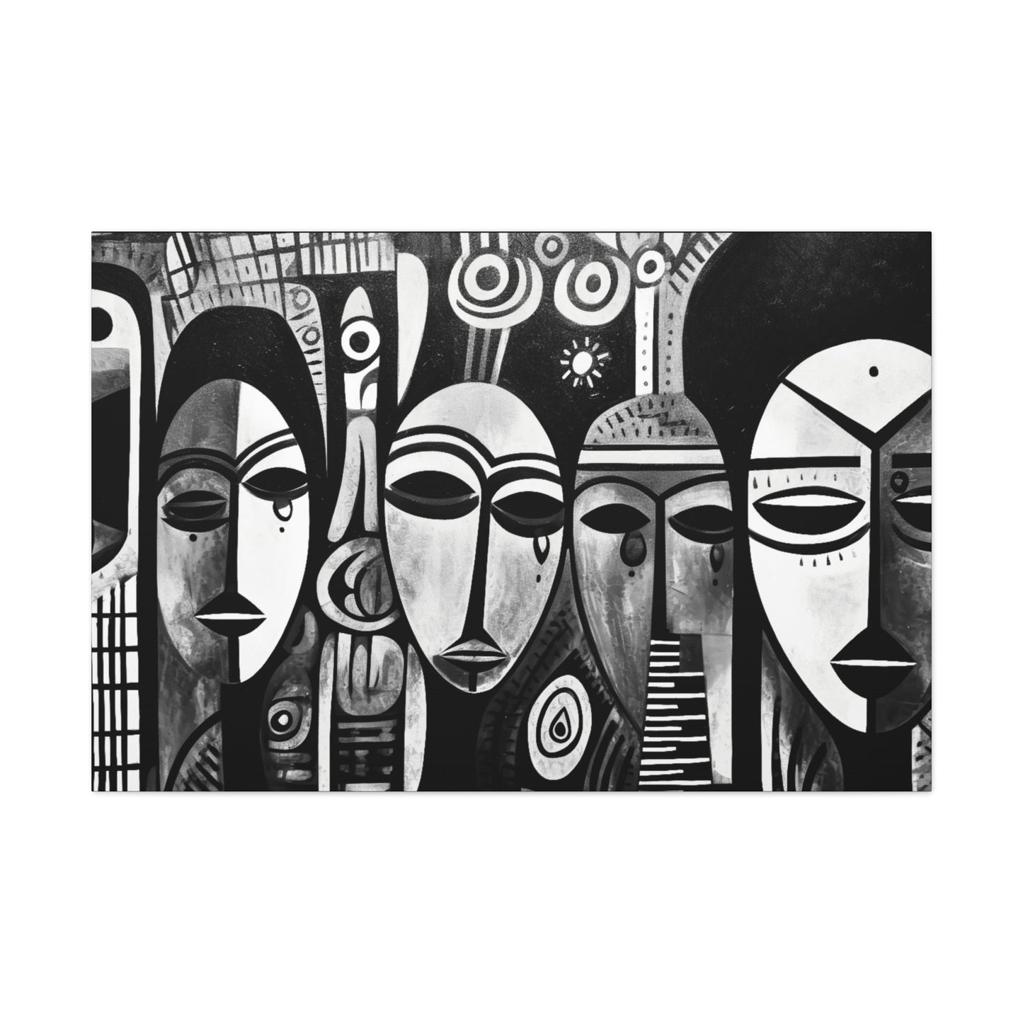 Journeys Anew - Canvas b&w Wall Art
