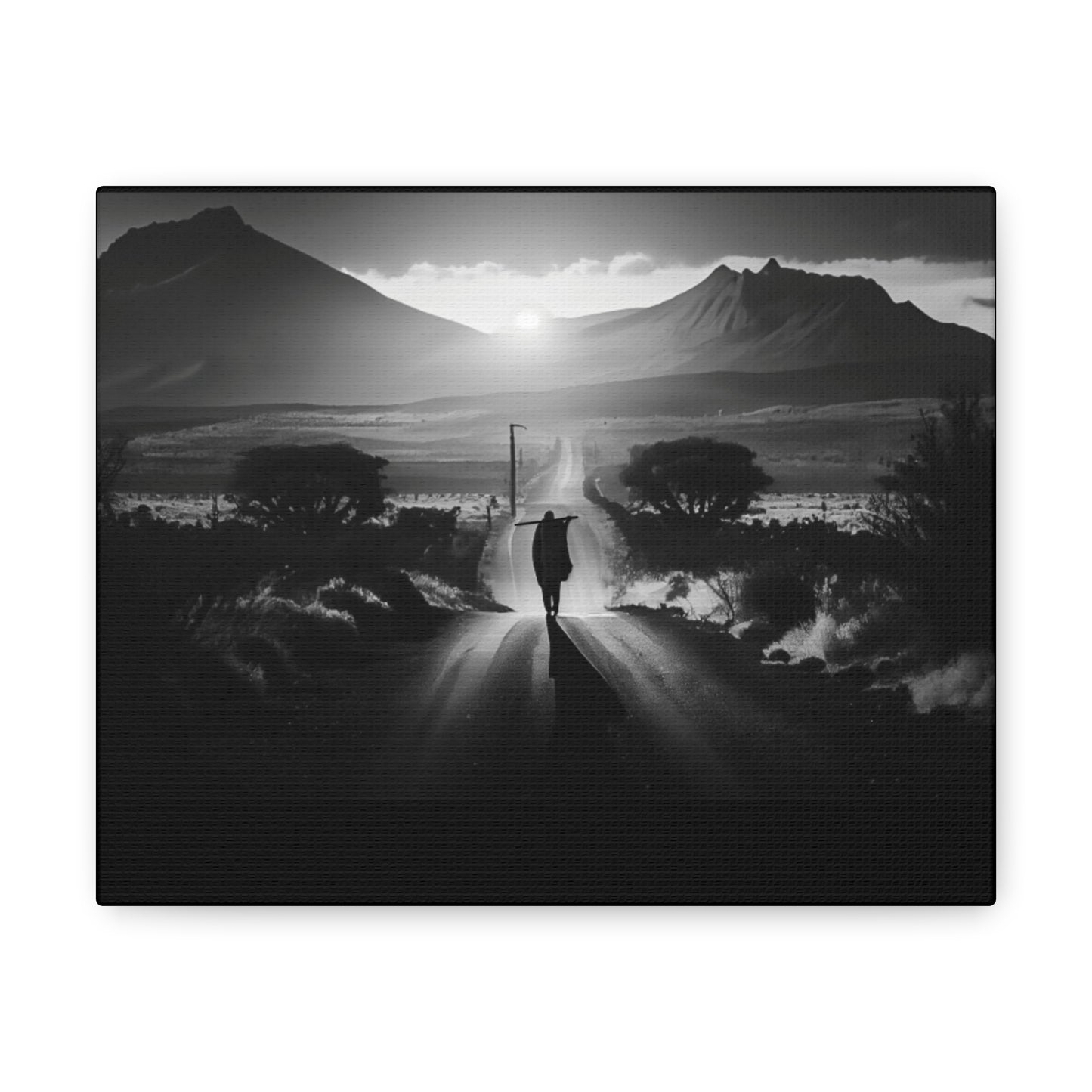 Not without purpose - Canvas b&w Wall Art