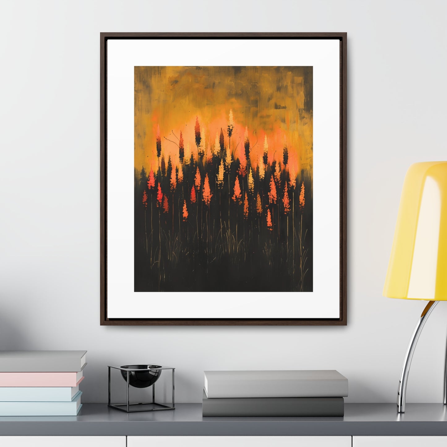 The Calm Before the Bloom - Framed Canvas Wall Art
