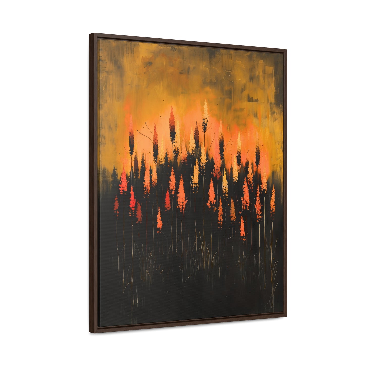 The Calm Before the Bloom - Framed Canvas Wall Art