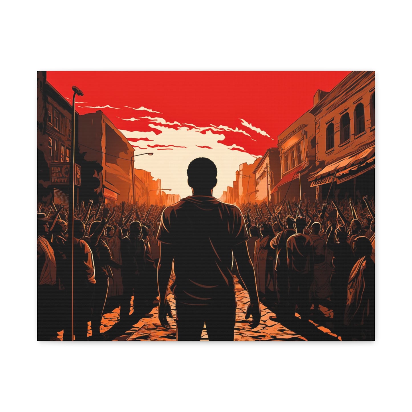 ሳይደፈርስ አይጠራም - Canvas Wall Art