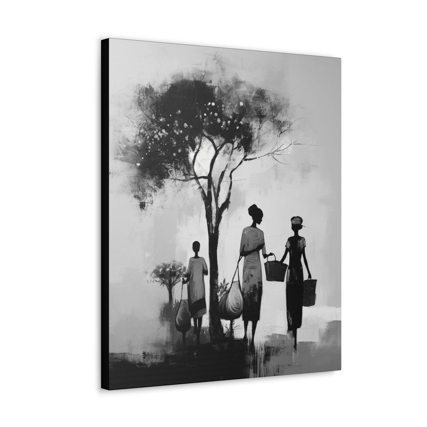 Baskets of Bond and Grace - Canvas b&w Wall Art