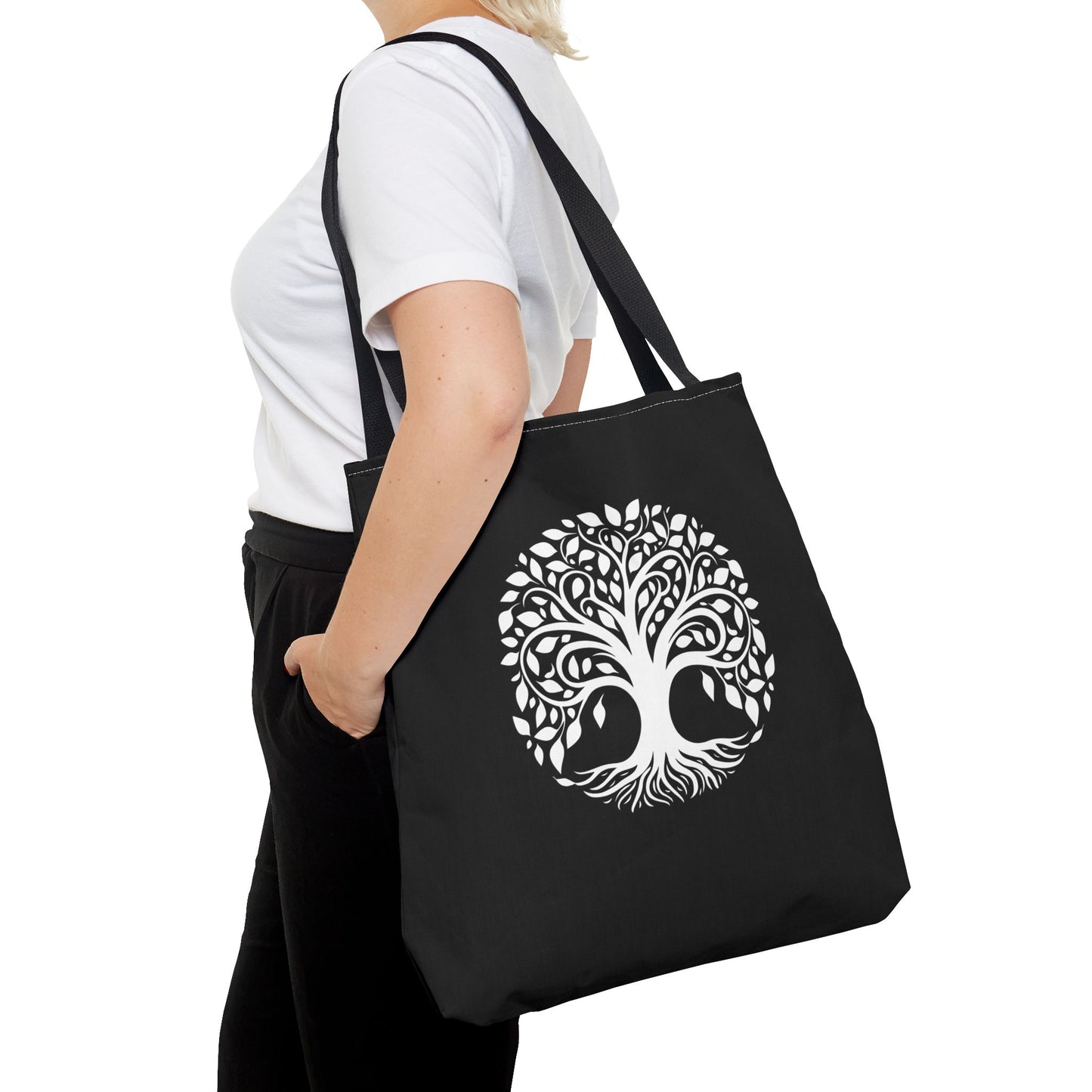 Tree of Life & Mandala Heartware Symbols Tote Bag