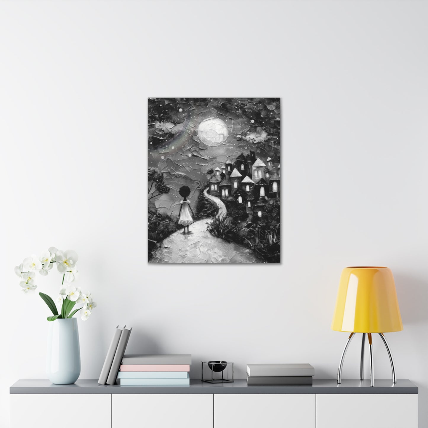 Path to Abundance I - Canvas b&w Wall Art