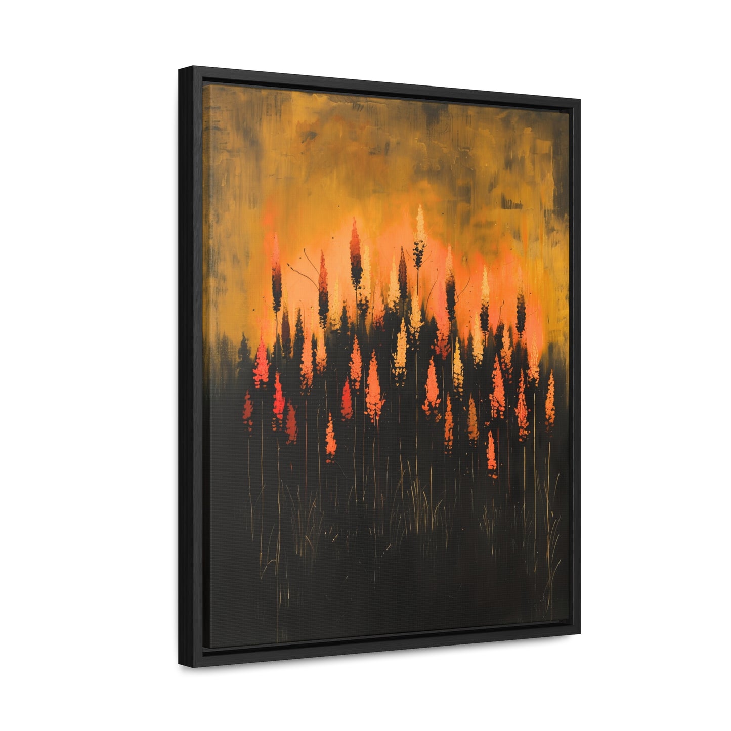 The Calm Before the Bloom - Framed Canvas Wall Art