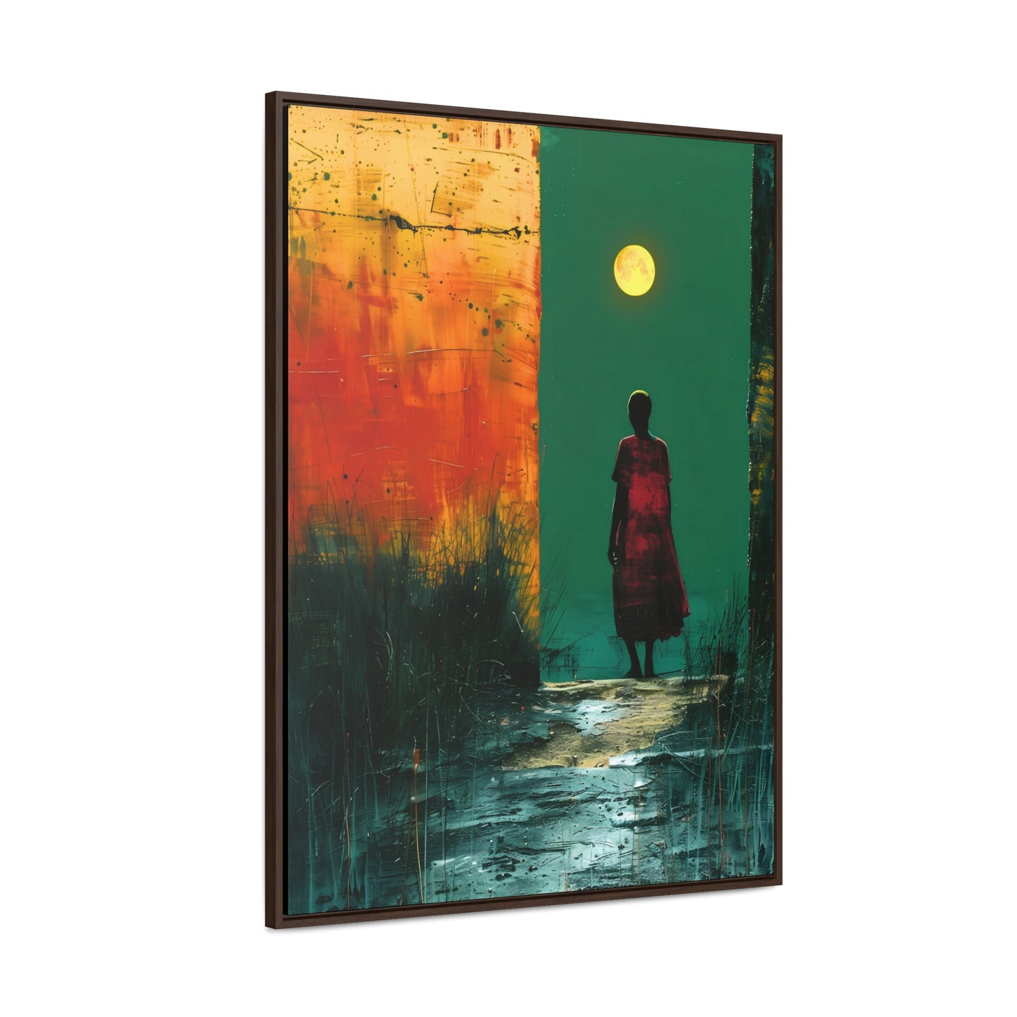 Turned the Corner - Framed Canvas Wall Art