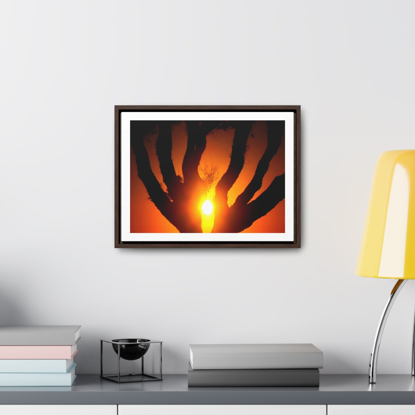 De-Light in the Heart of the Soul - Framed Canvas Photography