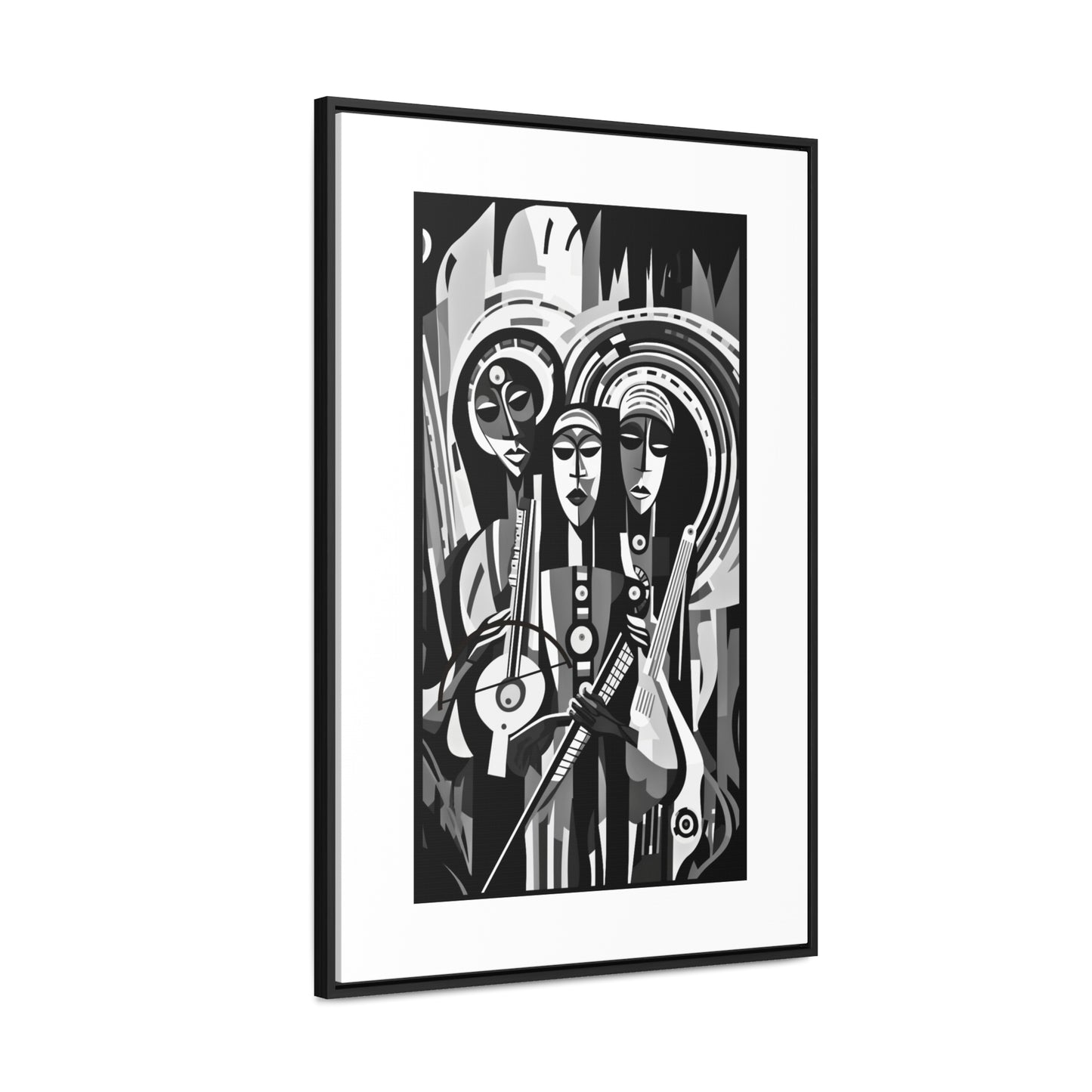The Masinko Maestro - Framed Canvas b&w Wall Art