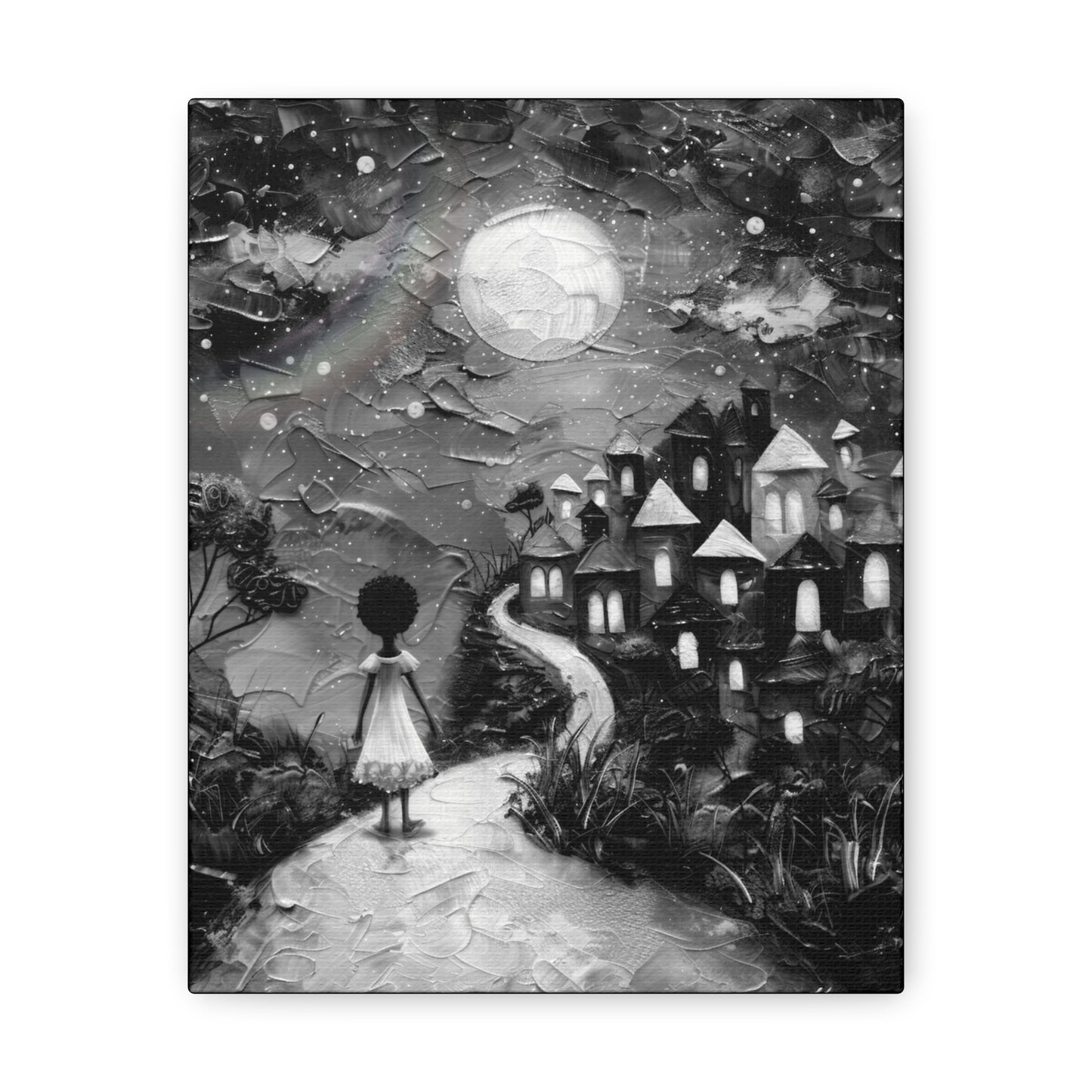 Path to Abundance I - Canvas b&w Wall Art
