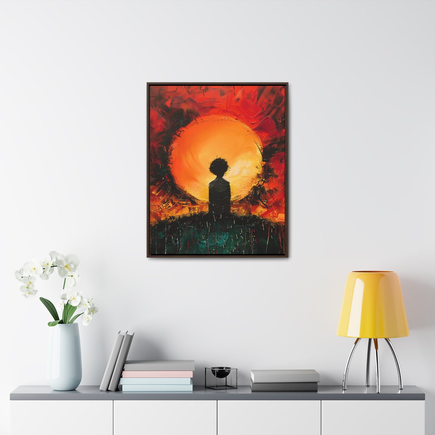 A Dawn of Promise - Framed Canvas Wall Art