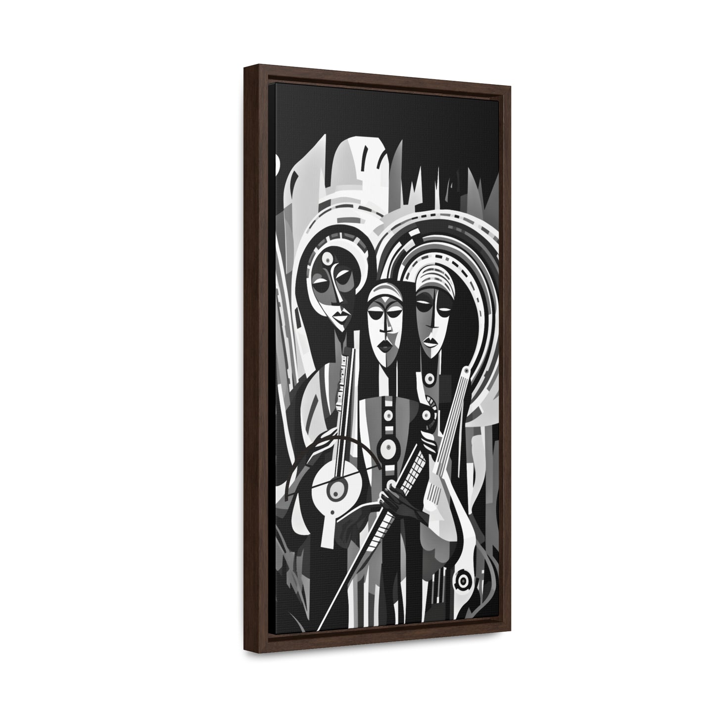 The Masinko Maestro - Framed Canvas b&w Wall Art