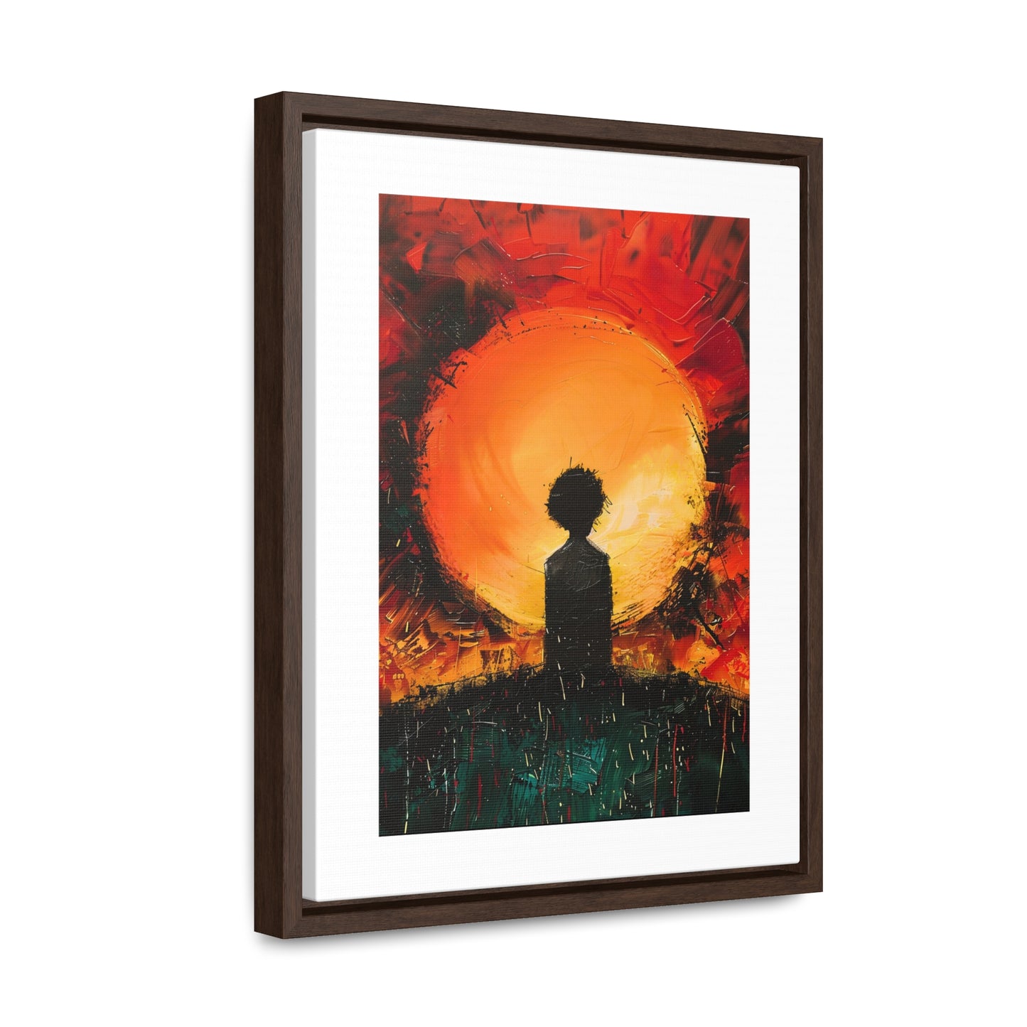 A Dawn of Promise - Framed Canvas Wall Art