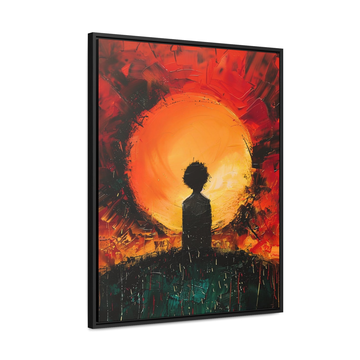 A Dawn of Promise - Framed Canvas Wall Art