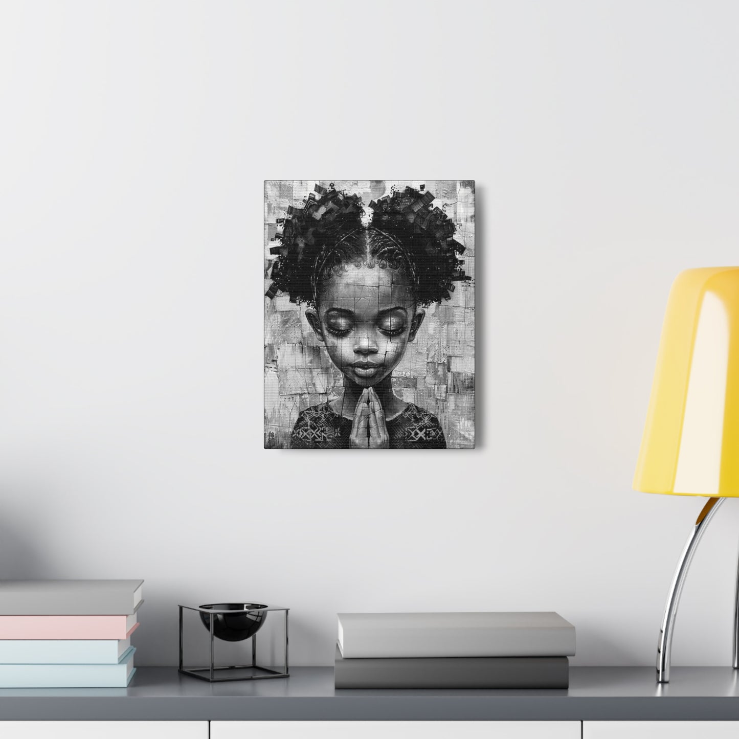 Whispers of Hope - Canvas b&w Wall Art