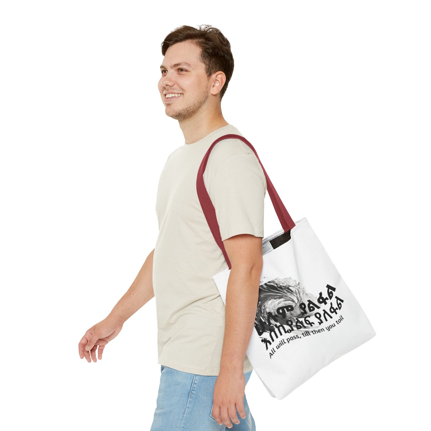 Naughty Proverbs Tote Bag Pain & Greatness