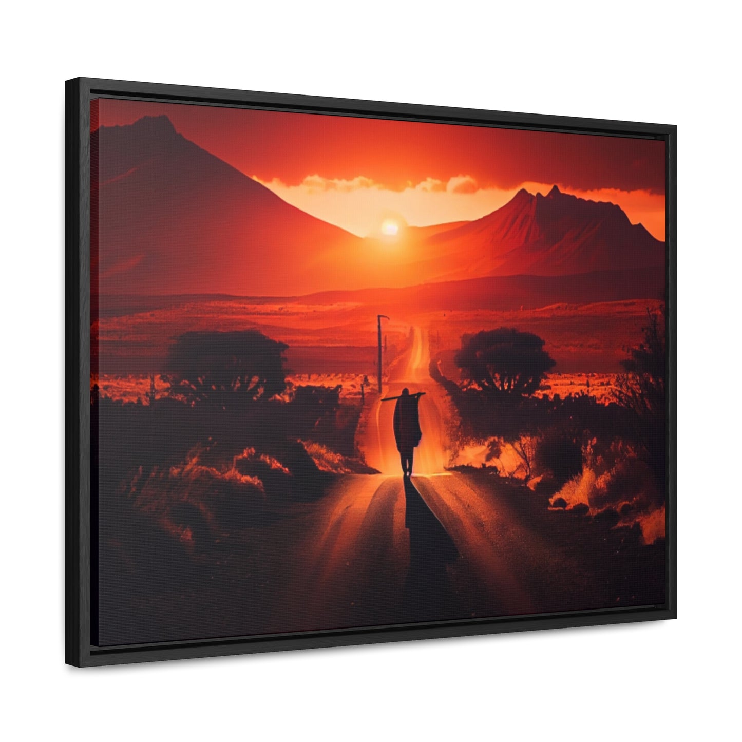 "Not without purpose" - Framed Canvas Wall Art