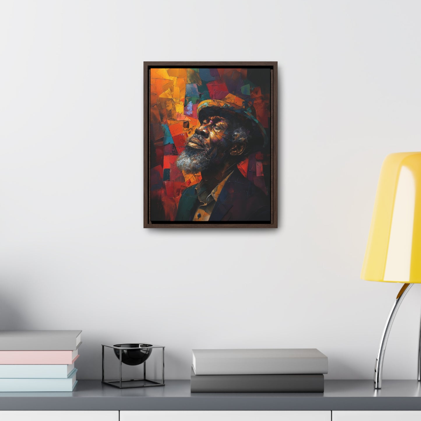 Gratitude's Whisper ተመስገን አምላኬ - Framed Canvas Wall Art