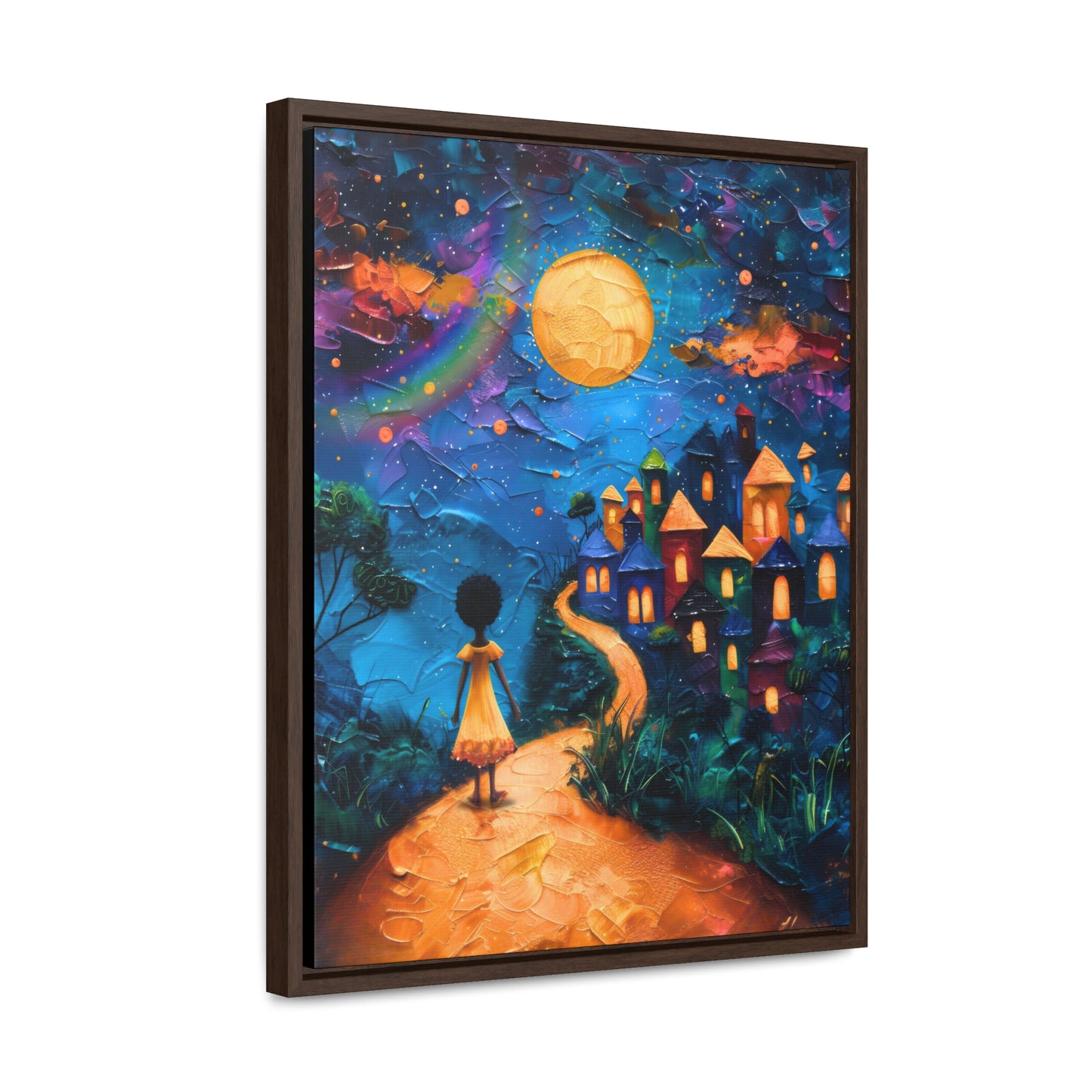 Path to Abundance I - Framed Canvas Wall Art