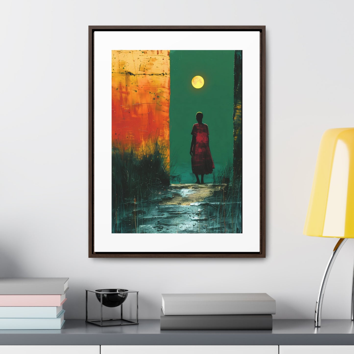 Turned the Corner - Framed Canvas Wall Art
