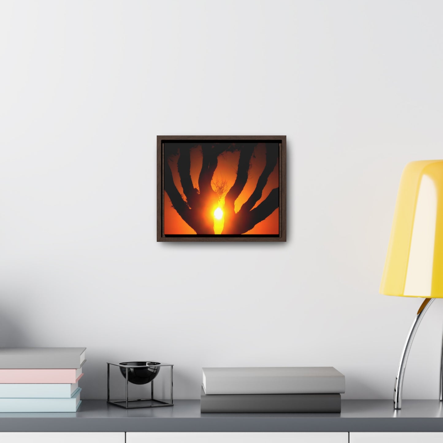 De-Light in the Heart of the Soul - Framed Canvas Photography