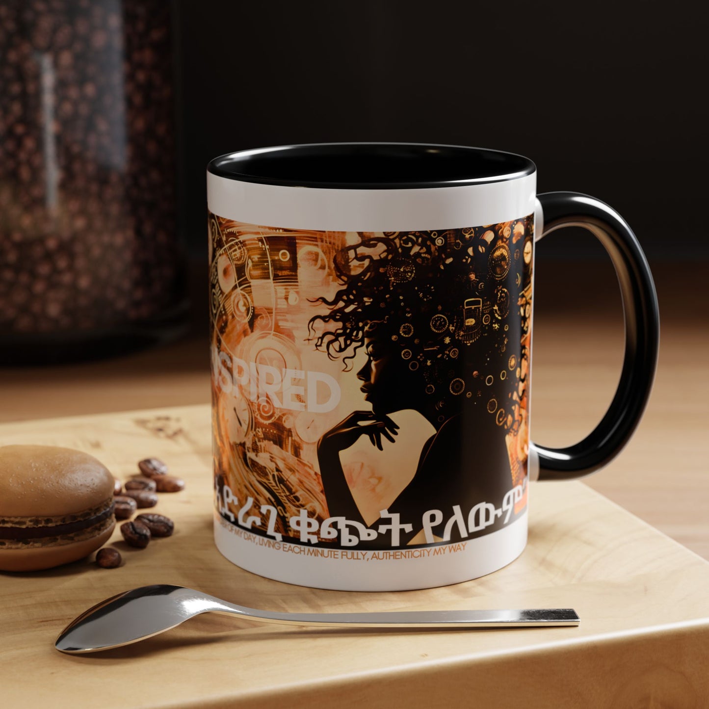 A Woman's Intuition Ceramic Mug, two tone