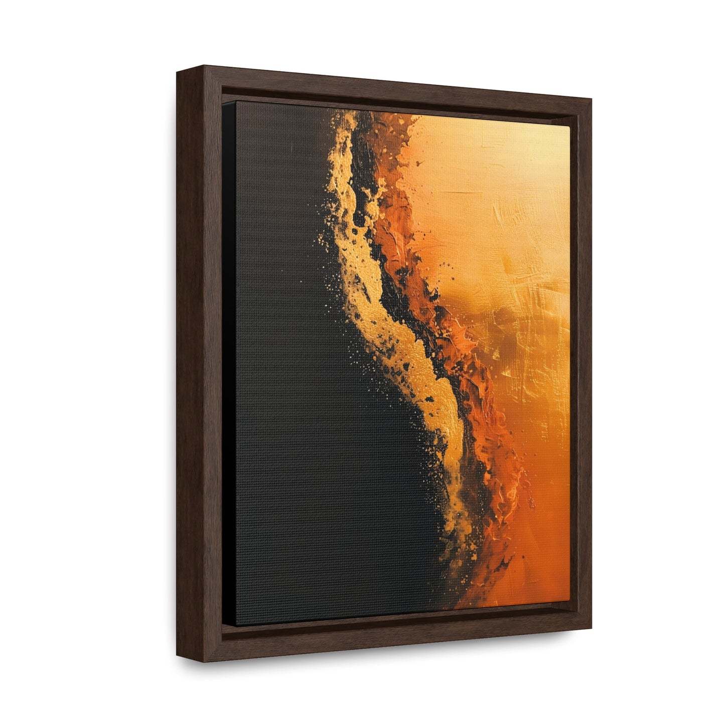 Yin Yang Shore - Framed Canvas Wall Art
