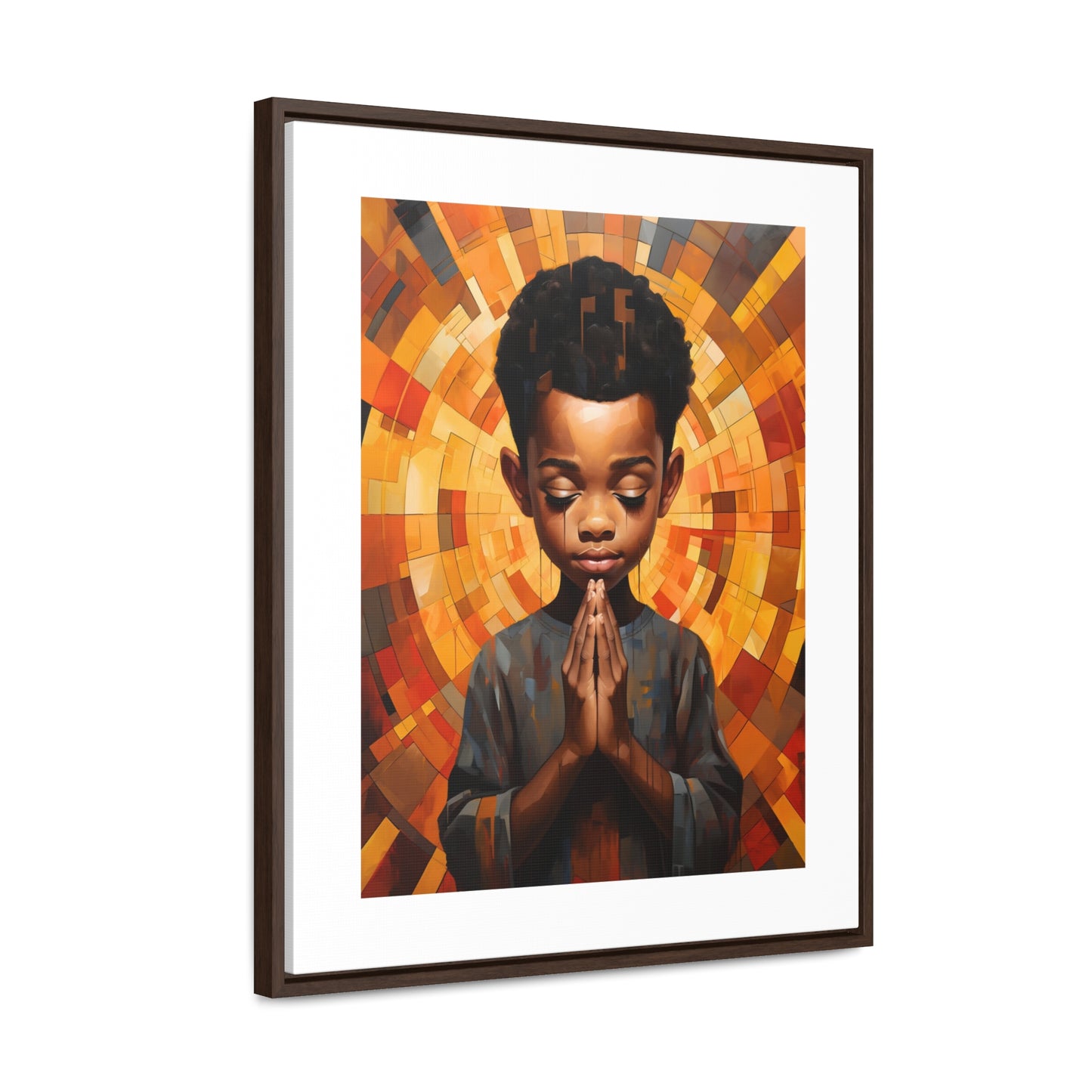 Radiance of Grace - Framed Canvas Wall Art