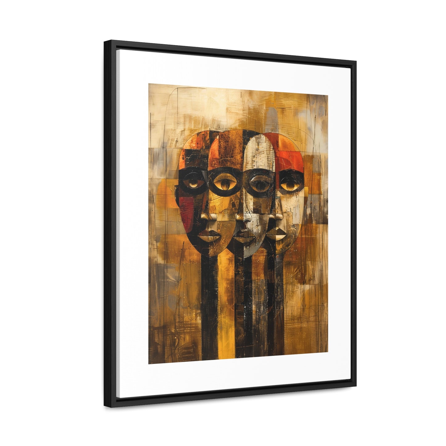 Beneath the Veil - Framed Canvas Wall Art