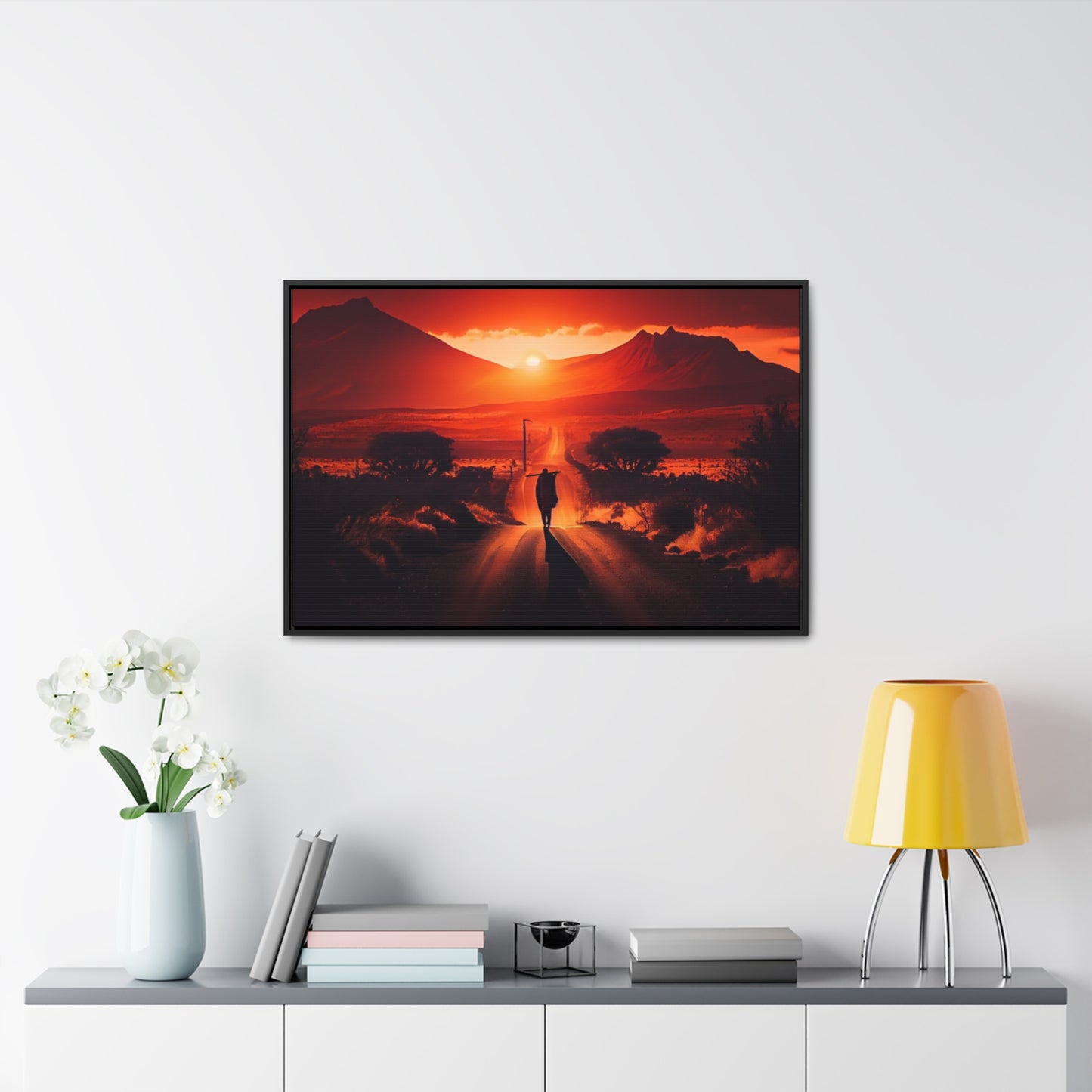 "Not without purpose" - Framed Canvas Wall Art