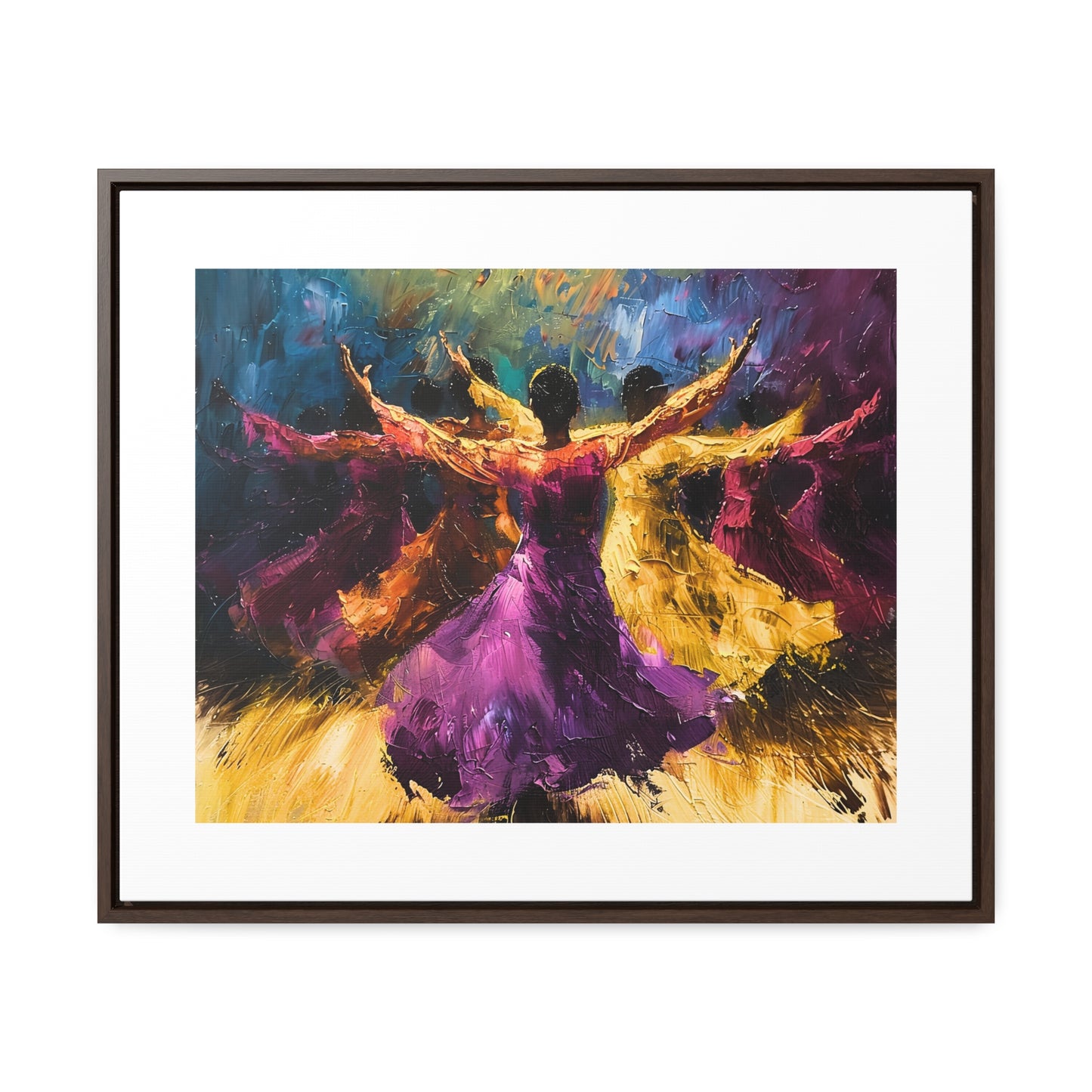 Hearts Wide and Lifted - Framed Canvas Wall Art