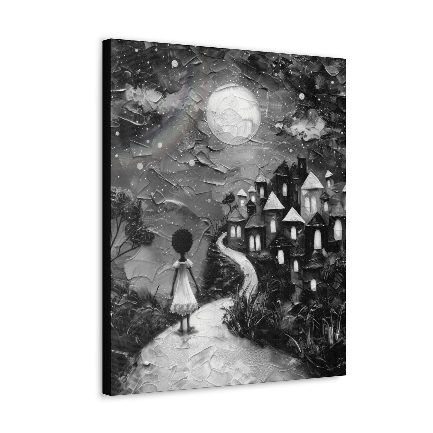 Path to Abundance I - Canvas b&w Wall Art
