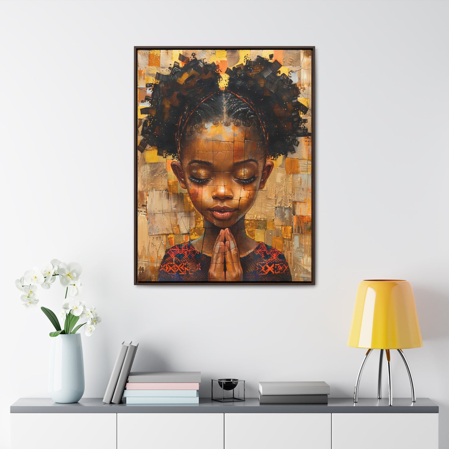 Whispers of Hope - Framed Canvas Wall Art