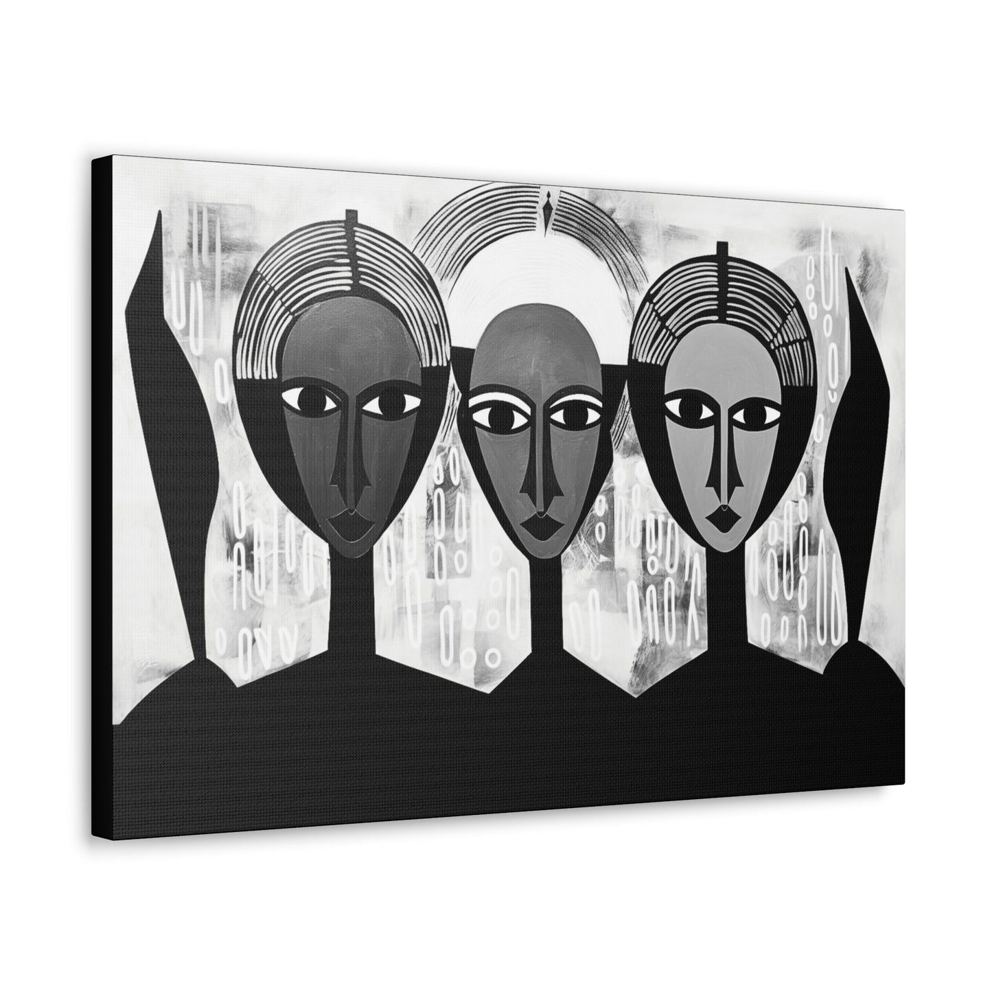 Guardian Angels - Canvas b&w Wall Art