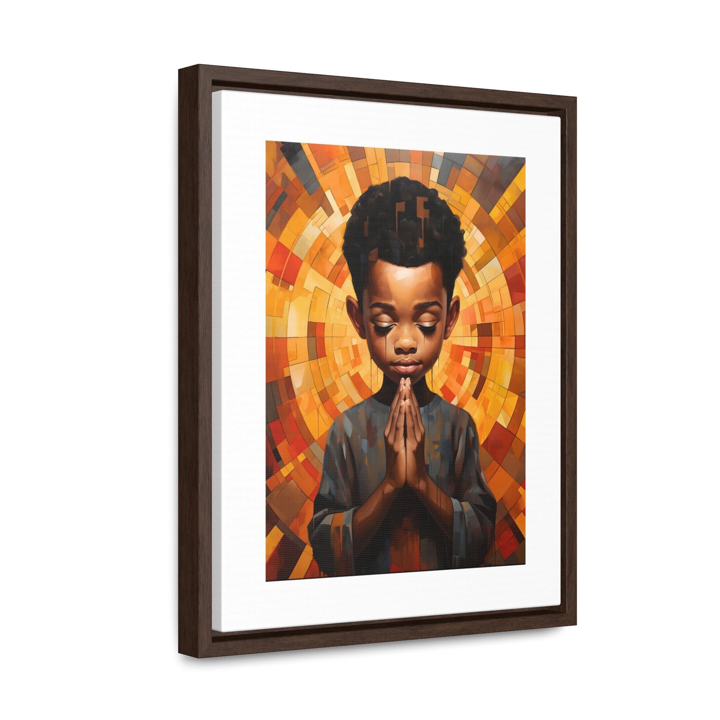 Radiance of Grace - Framed Canvas Wall Art