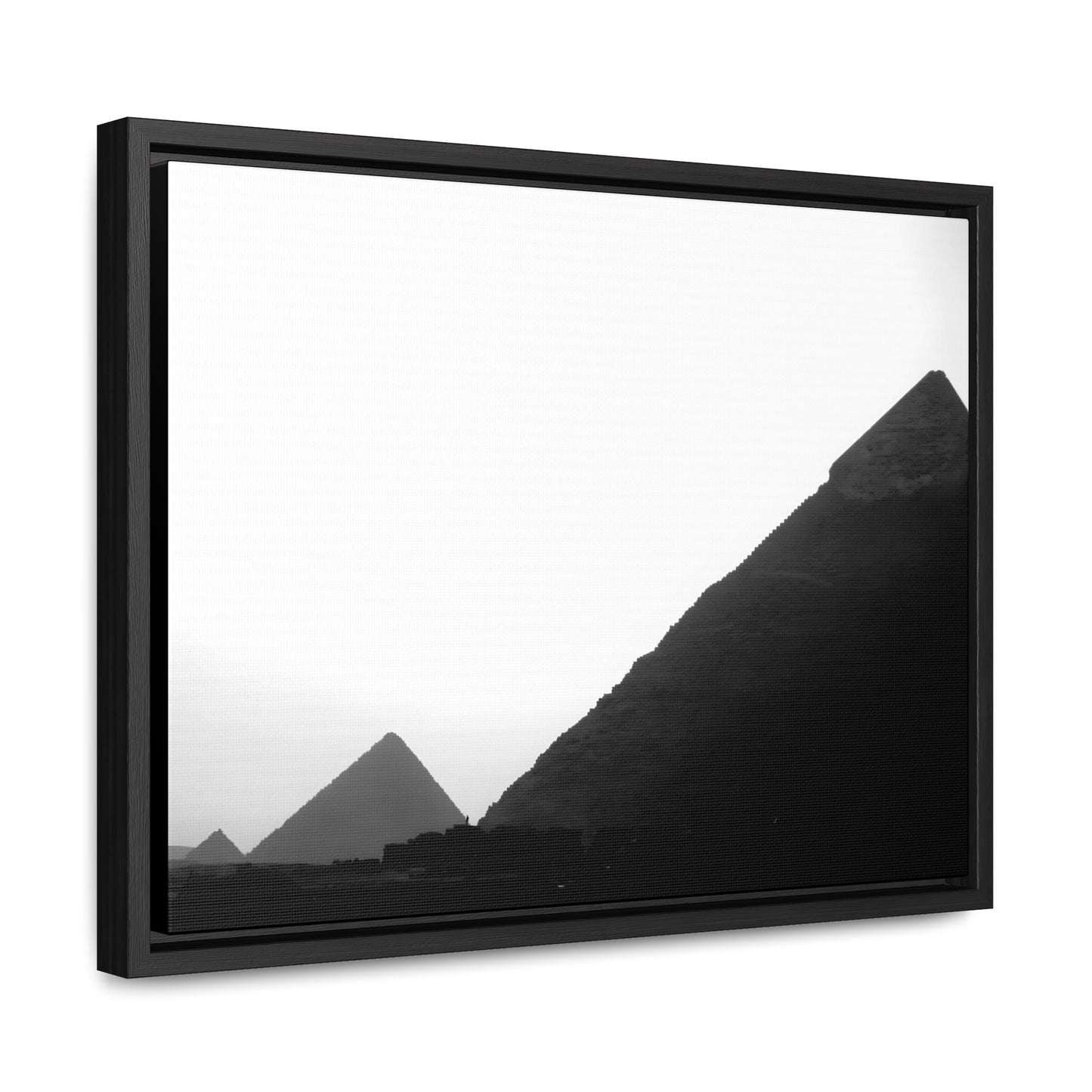Timeless Echoes - Framed Canvas Photography b&w