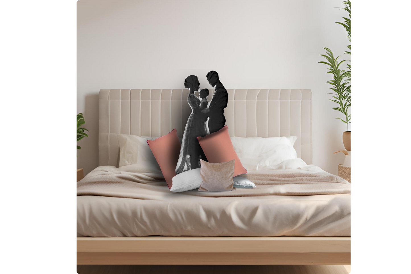 Soulmates (upload current photos) - Custom Shaped Pillows