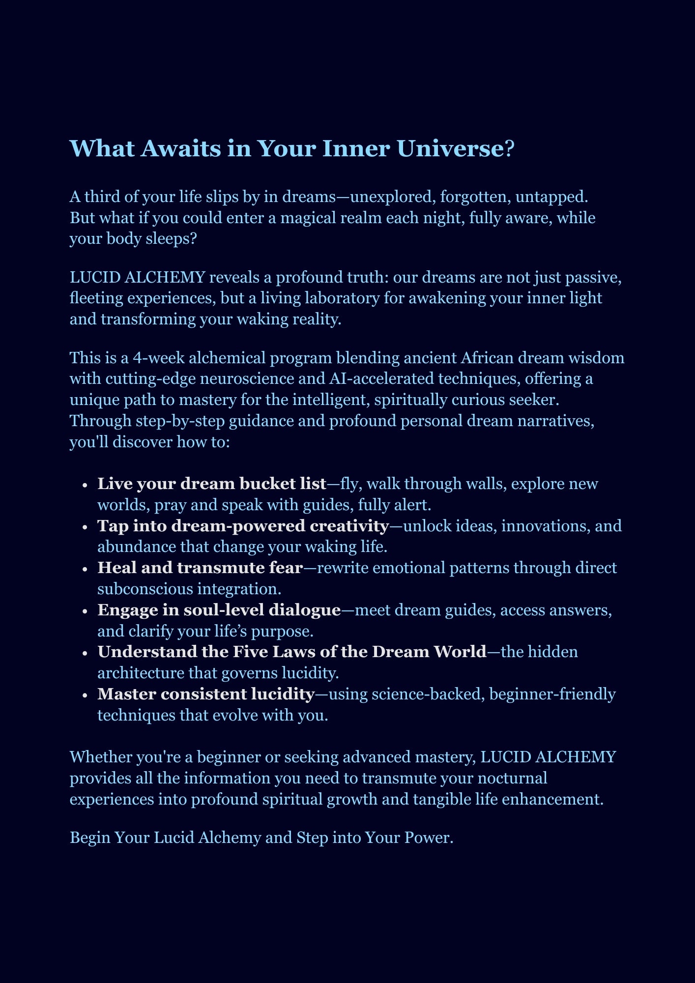Lucid Alchemy: Awakening the Light Through Conscious Dreaming