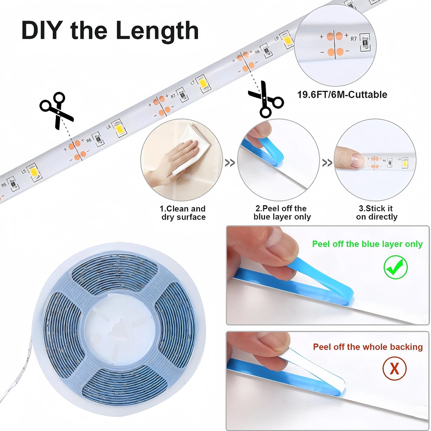 Solar-Powered LED Strip Light - 150 LEDs, 16.4ft, 8 Lighting Modes, Waterproof for Outdoor Holiday & Patio Decoration