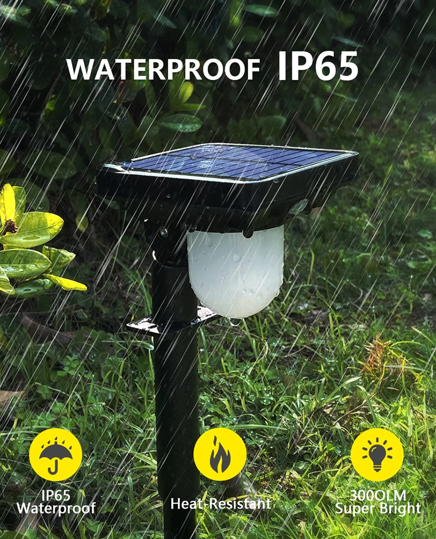 2/4 PCS Solar Motion Sensor Pathway Lights – Bright & Waterproof Outdoor Spotlights
