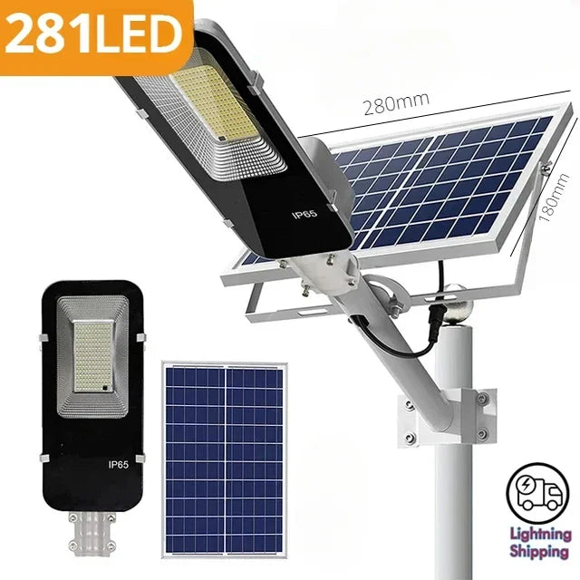 200W Solar Street Light – High-Powered Outdoor Illumination