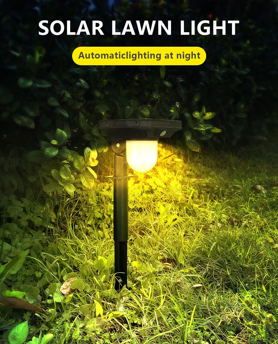 2/4 PCS Solar Motion Sensor Pathway Lights – Bright & Waterproof Outdoor Spotlights