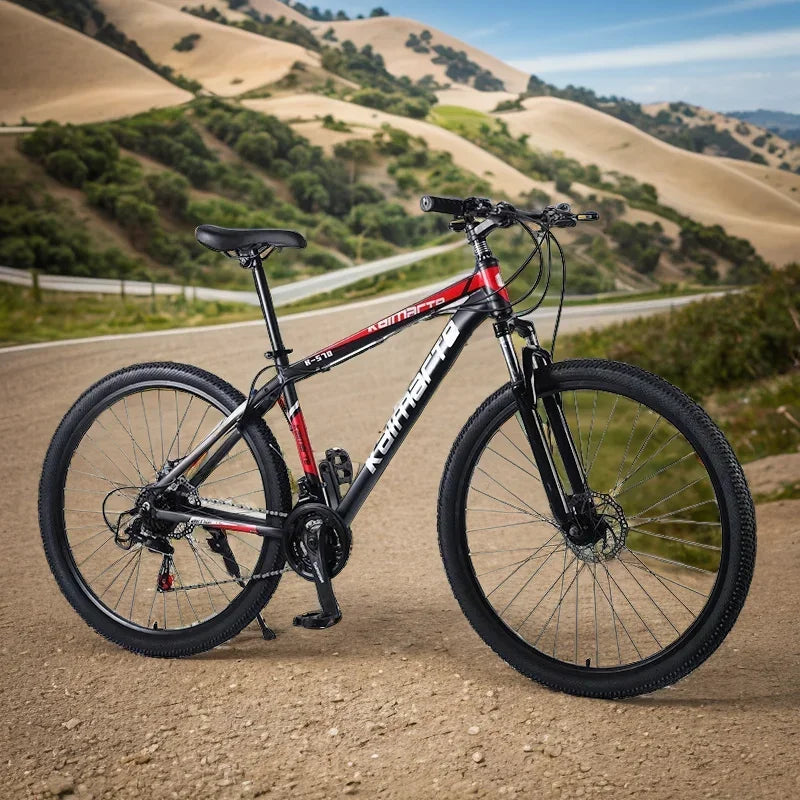 Shock-Absorbing Double Disc Brake MTB - 29-Inch Mountain Bike, Gravel Bike, Radial Wheel, Outdoor Bicycle for Adults